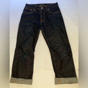 Men’s Nudie Jeans, Average Joe, Straight leg, dry heavy, 30 waist/ 34 leg